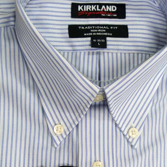 kirkland slim fit dress shirt